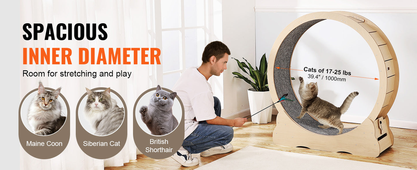 Cat Treadmill Exercise Wheel